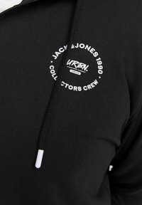 Jack & Jones PLUS SIZE GEDRUCKT - Sweatjakke - black