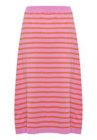 Saint Tropez MILASZ STRIPED - Gonna a campana - fuchsia pink