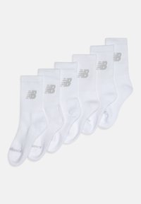 New Balance - CUSHIONED CREW UNISEX 6 PACK - Strømper - white Miniaturebillede 1