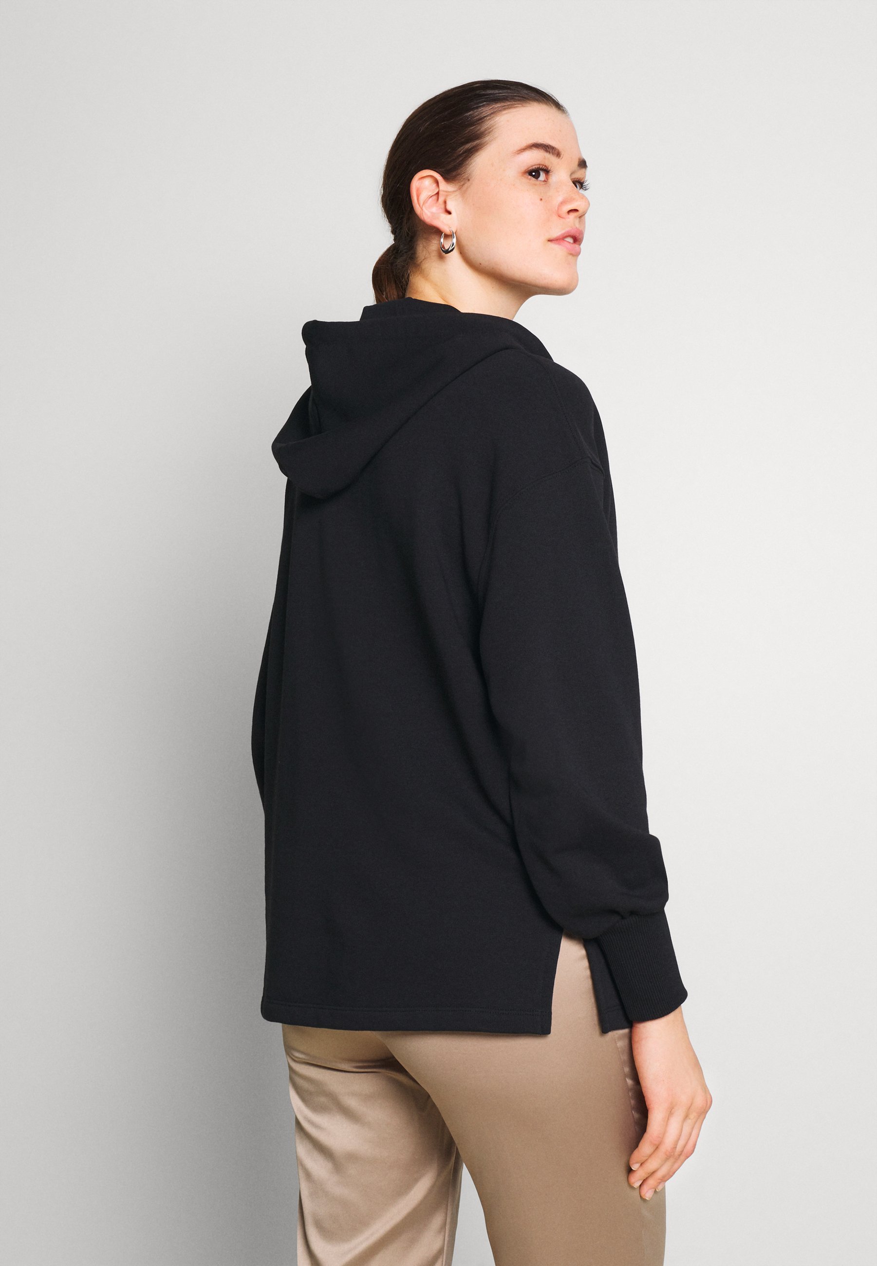 NU-IN DOUBLE DRAWCORD SIDE SPLIT HOODIE 