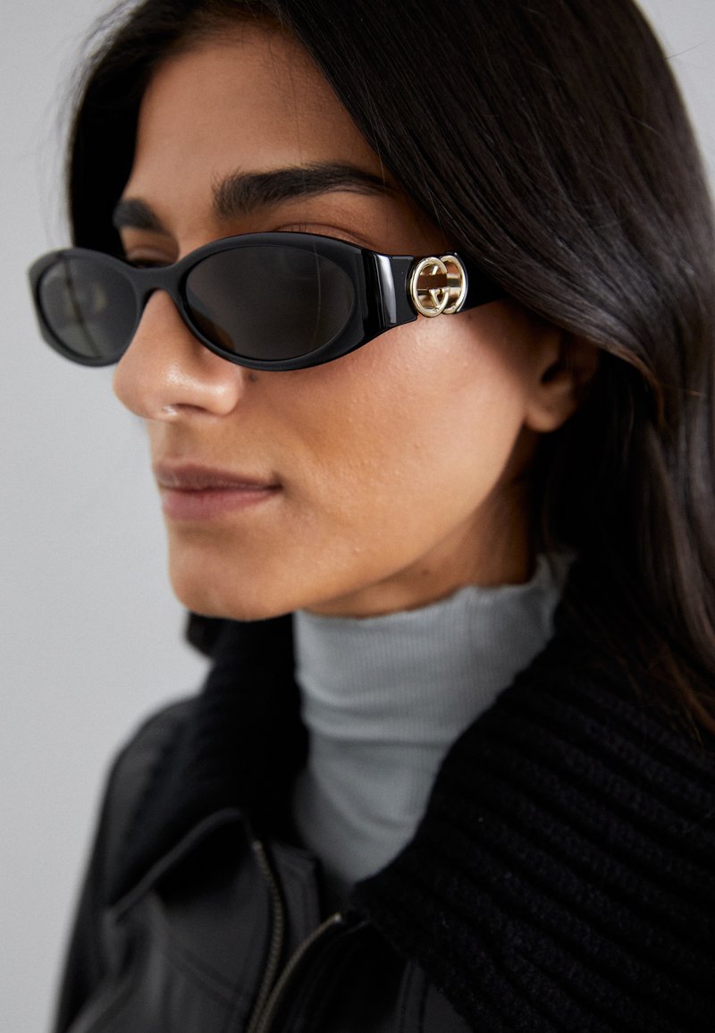Gucci - Solbriller - black/grey, Forstør