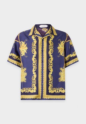 Versace, INFORMAL SHIRT PRINT NEW BAROCCO FOULARD - Chemise - navy/aubergine/gold-coloured