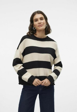 Strikkegenser - black