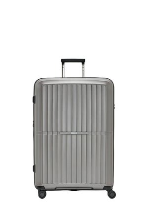 COLLECTION MIT DEHNFALTE - Valise à roulettes - grey-coffee metallic