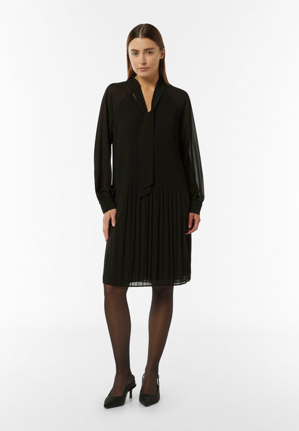 SCHLEIFEN-DETAIL - Freizeitkleid - schwarz