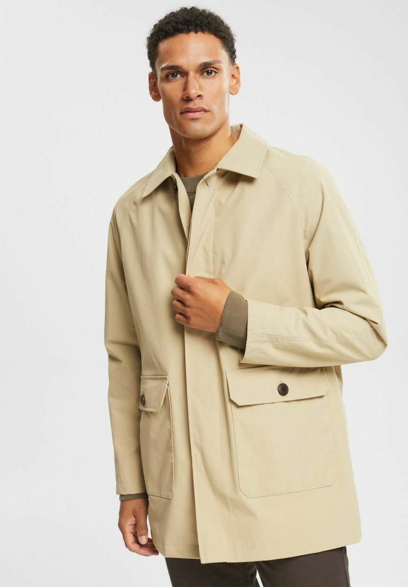 Esprit Collection KURZER Short coat beige/mottled beige Zalando.co.uk