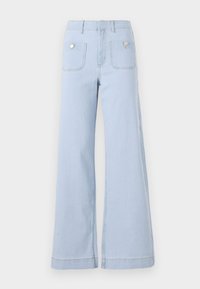 VMKAYLA WIDE POCKET - Wide Leg - light blue denim