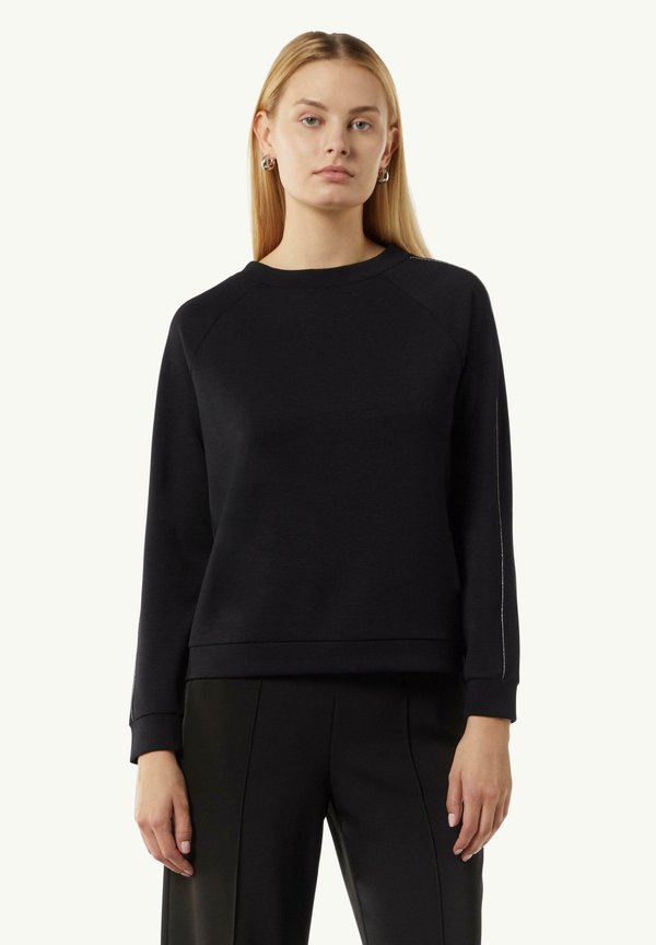 MIT ZIERSTEINEN - Sweatshirt - schwarz