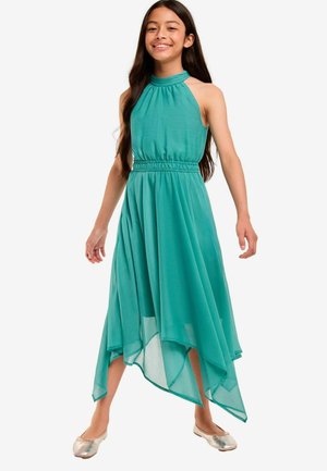 HANKY HEM HALTER OCCASION - REGULAR FIT - Cocktailklänning - teal green