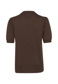 Saint Tropez MILASZ SS - T-shirt - bas - dark oak melange