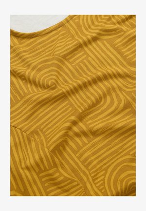 Cellbes of Sweden, TUNIC WITH POCKETS - Tunikaer - dark yellow patterned