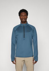 Columbia CRYSTAL LEAF™ HELIX HALF ZIP - Sweatshirt - everblue/black