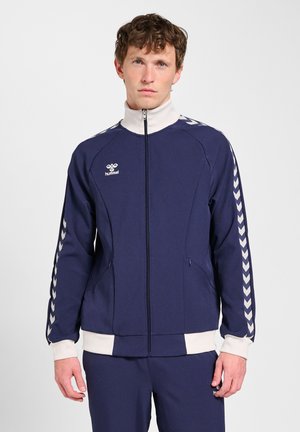 Hummel, HUMMEL HMLROOT TRACK ZIP JACKET UNISEX - Trainingsjacke - marine