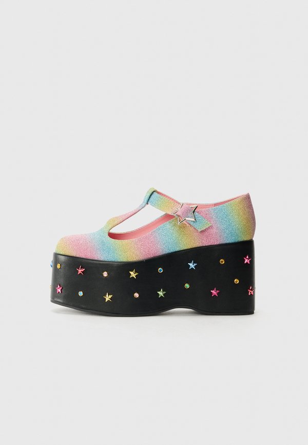 MARY JANES - Wedge sandals - rainbow