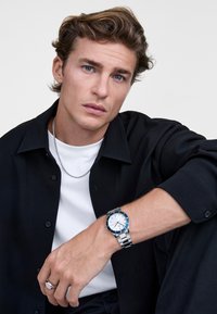 Daniel Wellington TIDE MESH NECKLACE SILVER 2.8 - Halsband - silver-coloured