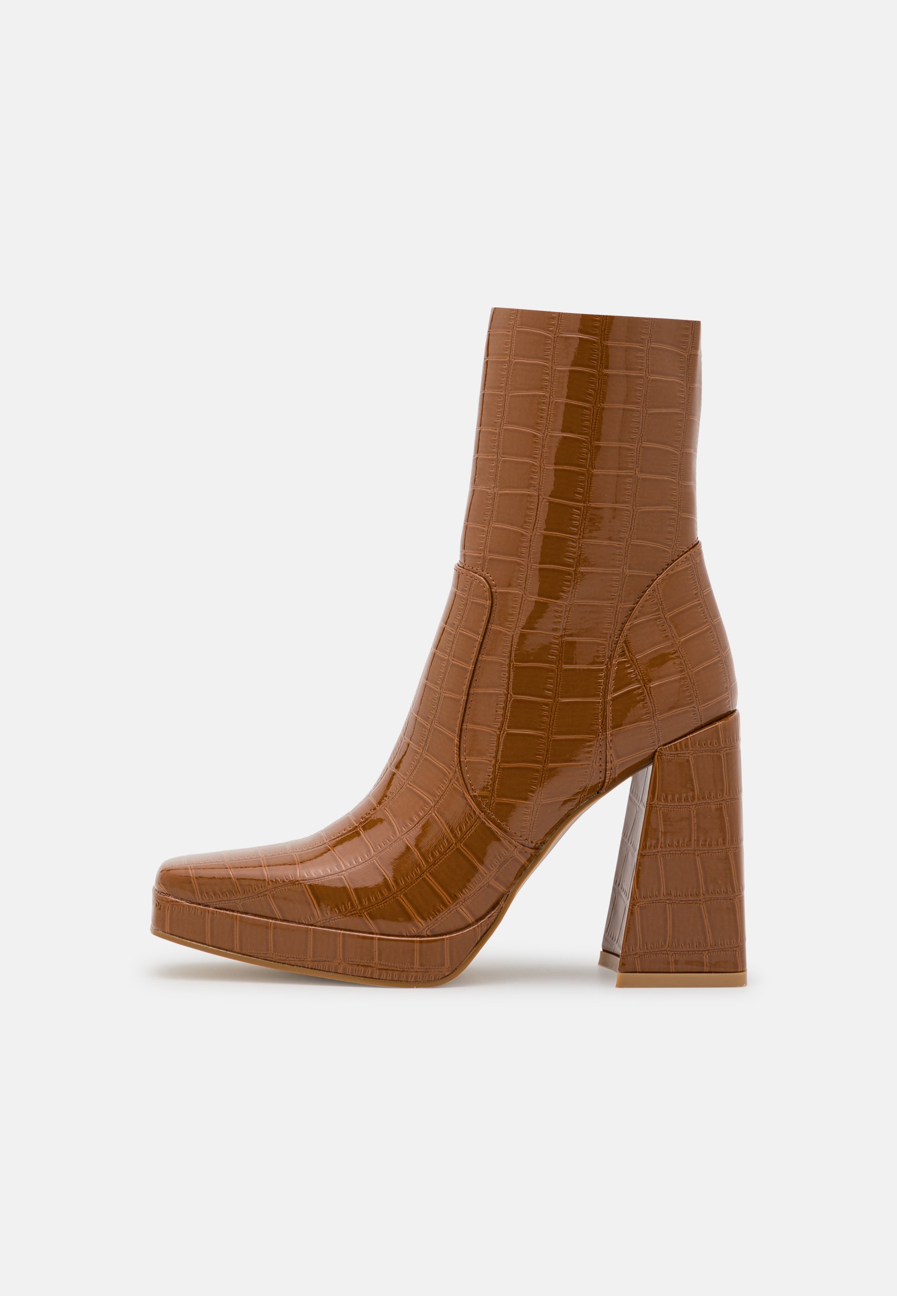 Botas con tacones altos marrones | online en Zalando
