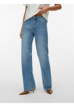 VMTESSA-HOHE TAILLE  - Jean droit - light blue denim