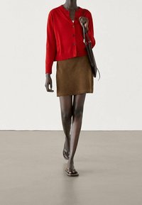 Massimo Dutti Neuletakki - red