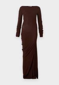 ESTELLA SOLID DRESS - Maksimekko - dark brown