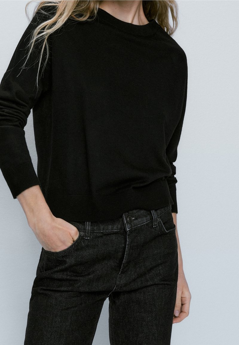 Massimo Dutti Neule - black