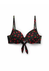 Tezenis Haut de bikini - schwarz y  nero stampa cherry