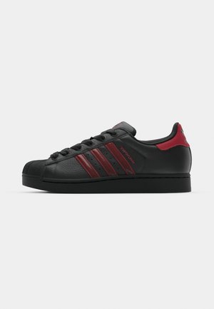 adidas Originals SUPERSTAR II UNISEX - Sneakers - core black/team victory red/core black