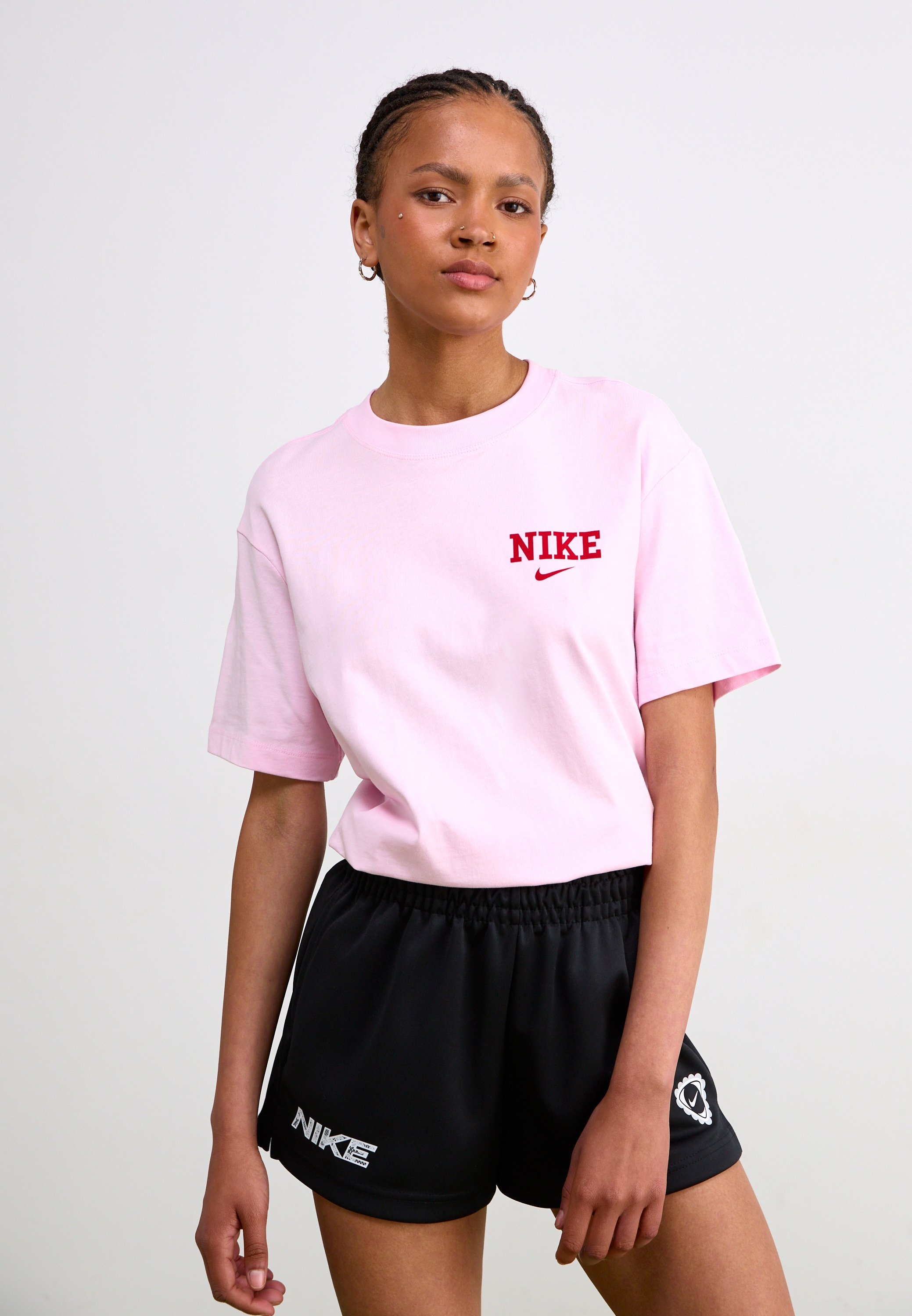 Nike Sportswear PRINCETON CREW - Print T-shirt - pink foam