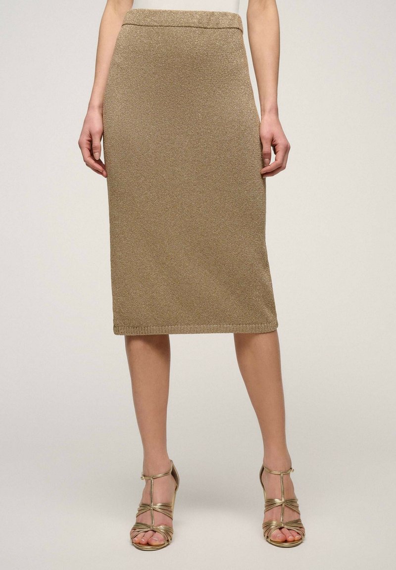 Luisa Spagnoli - CONTANTE - Pencil skirt - oro vecchio, Forstør