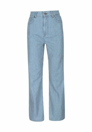 Sissy-Boy, GESTREIFTE HIGH WAIST BETIM - Flared Jeans - blau