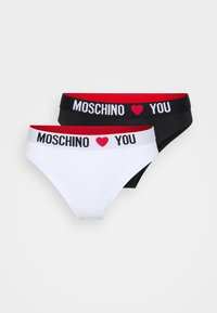 BRASILIANA 2 PACK - Slip - black/white