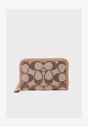 COACH, ESSENTIAL SMALL ZIP AROUND CARD CASE - Portefeuille - light brown