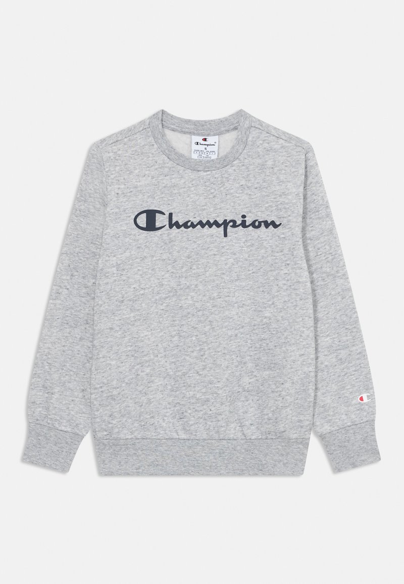 Crew Neck Grauer Champion Sweater Lightweight Sweatshirt Grauer