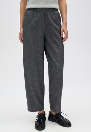 OPUS, MID RISE BARREL FIT - Stoffhose - hazy fog melange