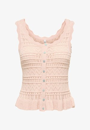 ONLY, KNITTED TOP ONLSUNNY KNITTED TOP - Veste sans manches - peach whip