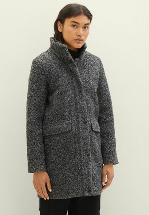 TOM TAILOR DENIM BOUCLE MANTEL - Kurzmantel - shale grey melange