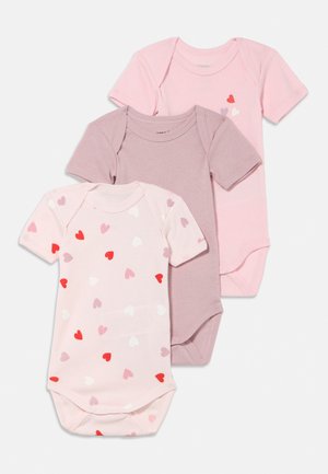 NBFBODY HEART 3 PACK - Glaustinukė - pink/light pink/mauve