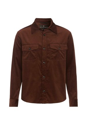 Oscar Jacobson, MAGNUS SHIRT JACKET - Summer jacket - orange rust