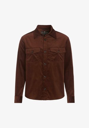 Oscar Jacobson, MAGNUS SHIRT JACKET - Let jakke / Sommerjakker - orange rust