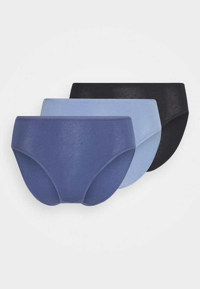 3 PACK - Briefs - blue/light blue/black