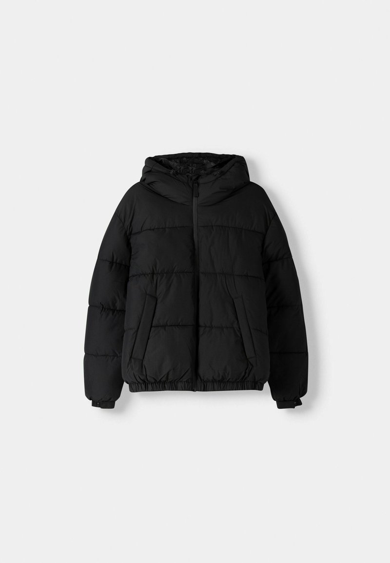 Bershka Winterjas zwart