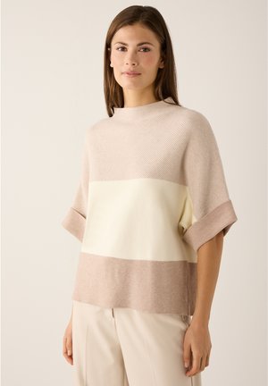 WEITER HALBARM - T-shirt print - beige offwhite