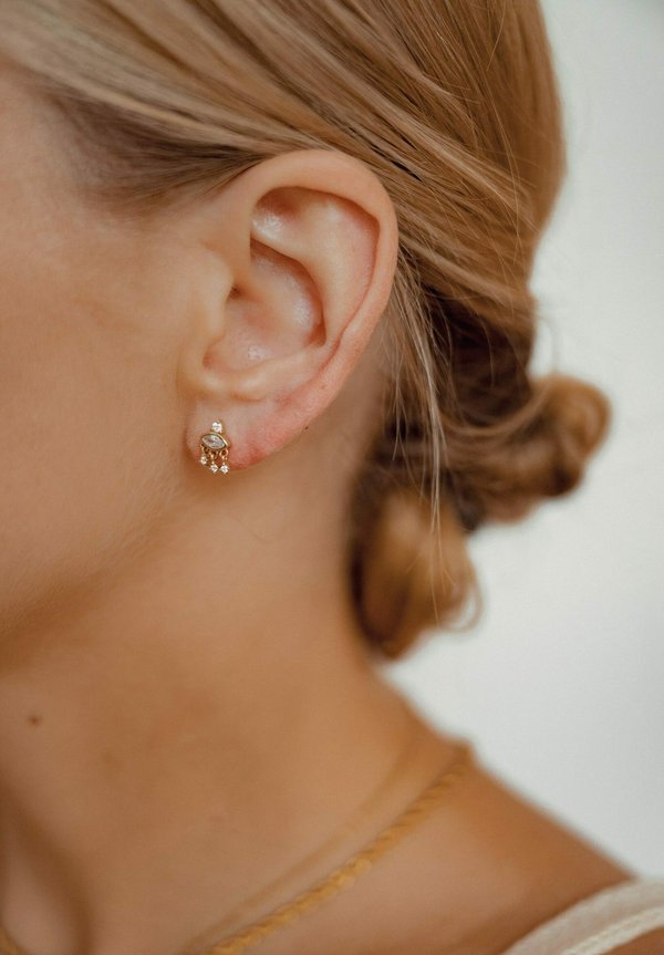 LUCKY EYE STUD - Ohrringe - goldfarben