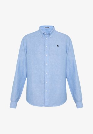 Colorado Denim MIT LOGOSTICKEREI - Hemd - bel air blue melange