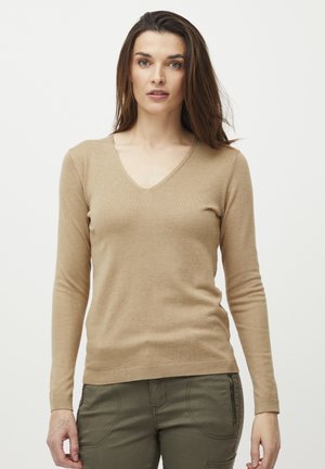 PULZ SARA - Strickpullover - cartouche melange