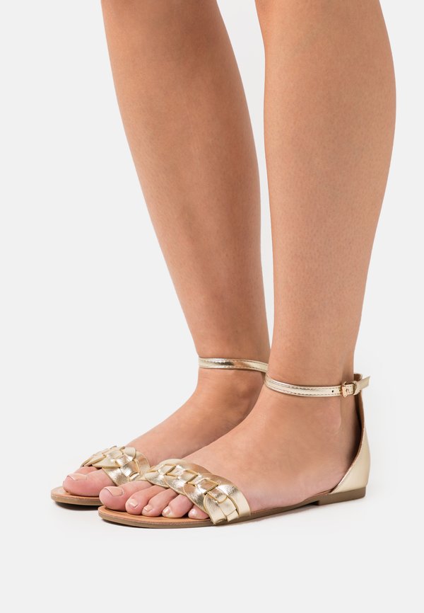 ONLFELI BACKCOUNTER - Sandals - gold