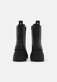 Buffalo GOSPHER LACE UP MID - Snørestøvletter - black