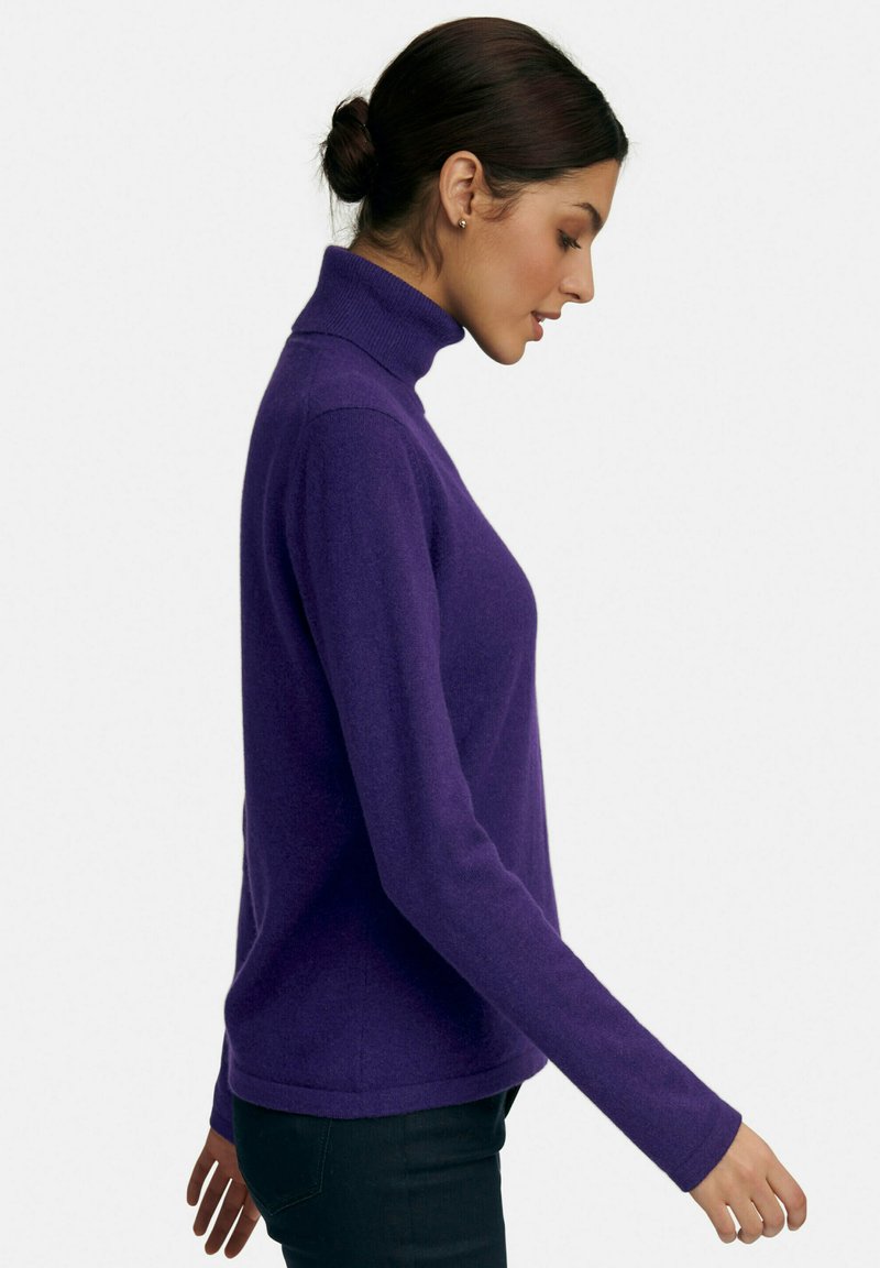 Damen Strickjacken | PETER HAHN Strickpullover lila - DS20169 Damen Strickjacken | PETER HAHN Strickpullover lila - DS20169