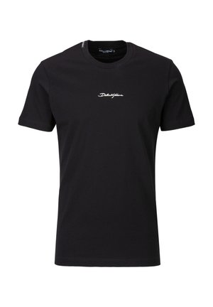 SIGNATURE LOGO - T-shirt imprimé - black
