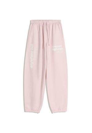 PRINTED JOGGERS  - Tepláky - light pink