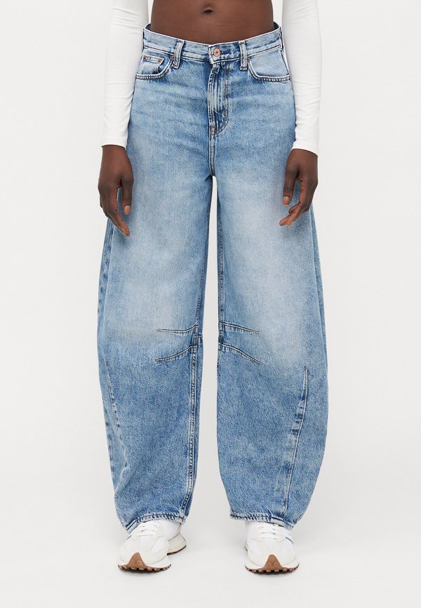 HORSESHOE SELEK - Wide Leg - medium indigo